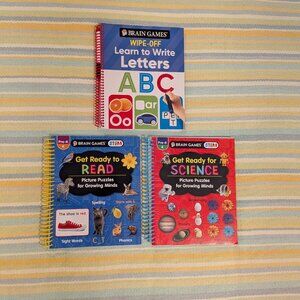 ⭐ Three (3) Pre-K / Kindergarten workbooks